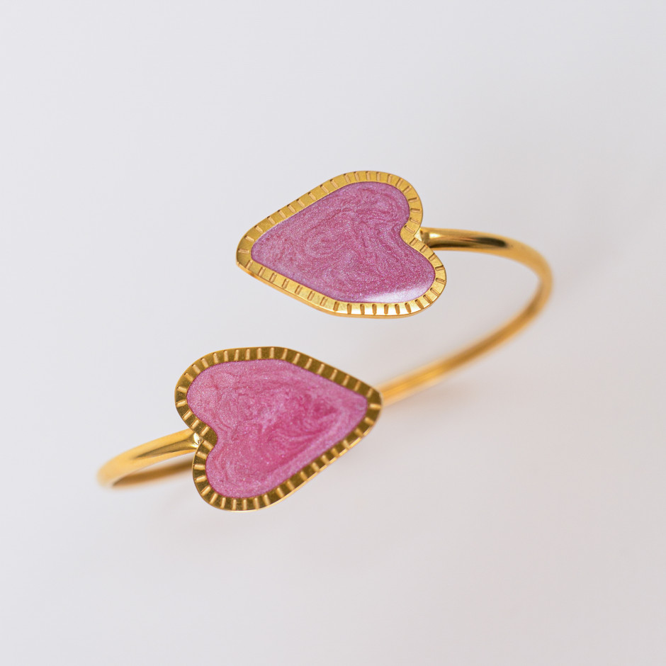 Brazalete sacre coeur rosa