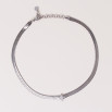 Collar vendetta v plateado