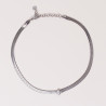 Collar vendetta v plateado