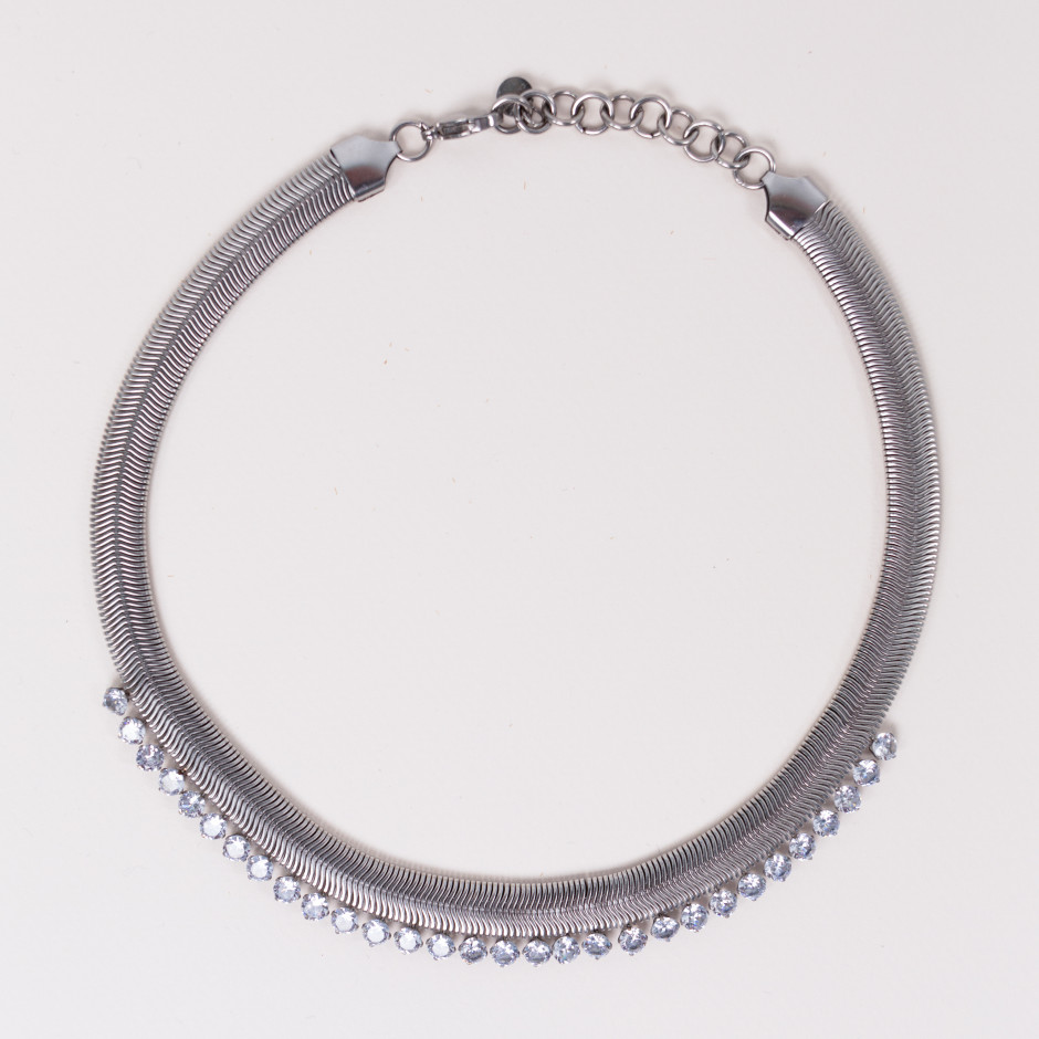 Collar vendetta plateado