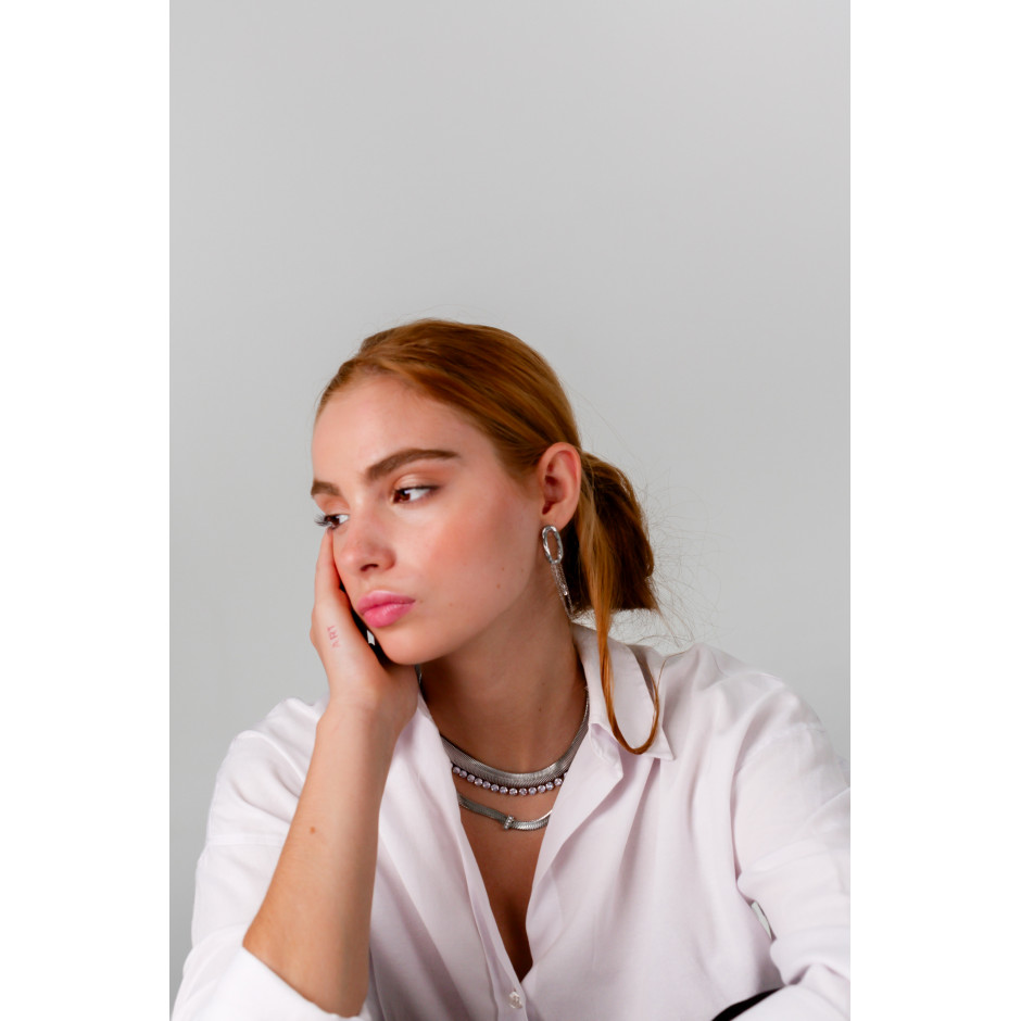 Collar vendetta plateado